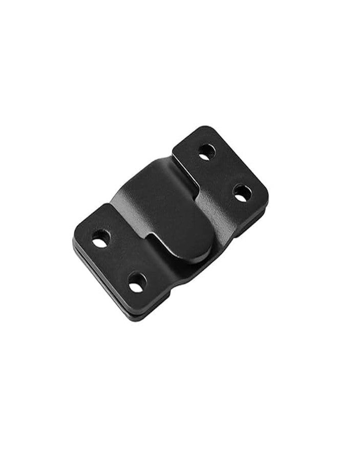 Elexa Hardware Stainless Steel Z-Shaped Flush Mount Brackets | Black French Cleat Hangers for Photo Frames, Mirrors, Shelves, and Cabinets | Mounting Hardware (Z Bracket, 8, Count) - Image 1